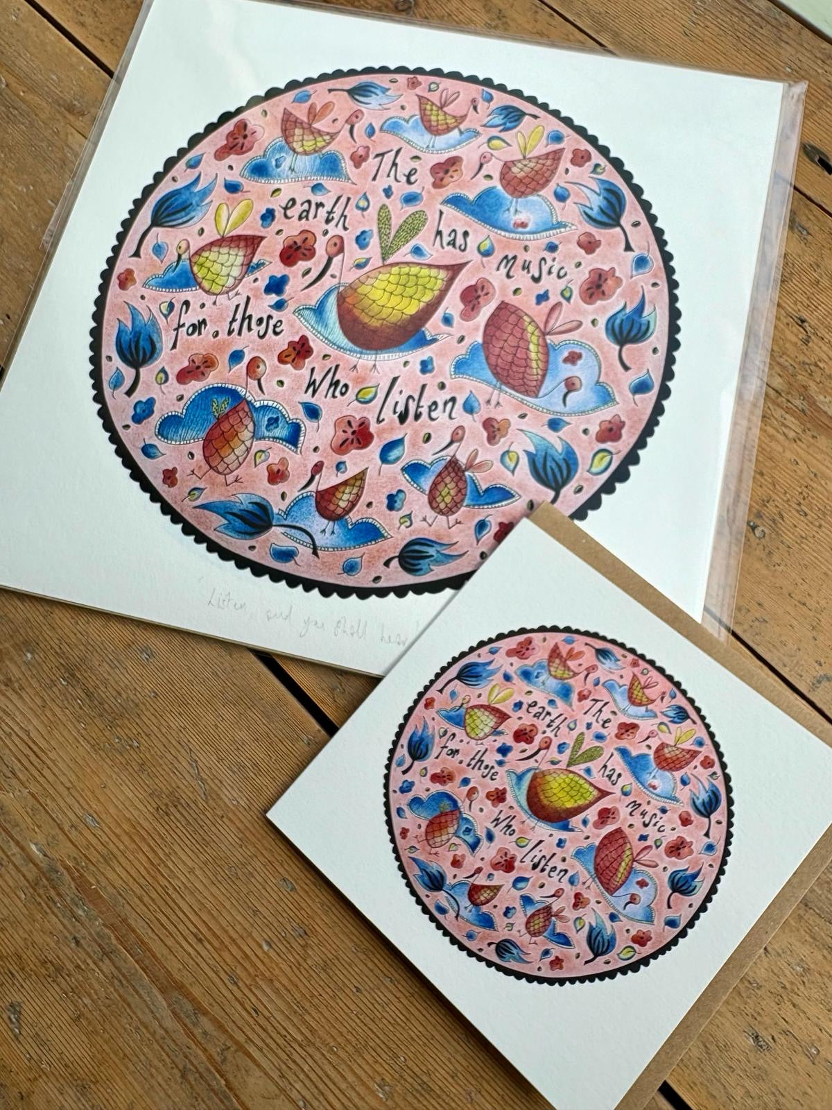 Fine Art Giclée Print - ‘Listen and you shall hear’