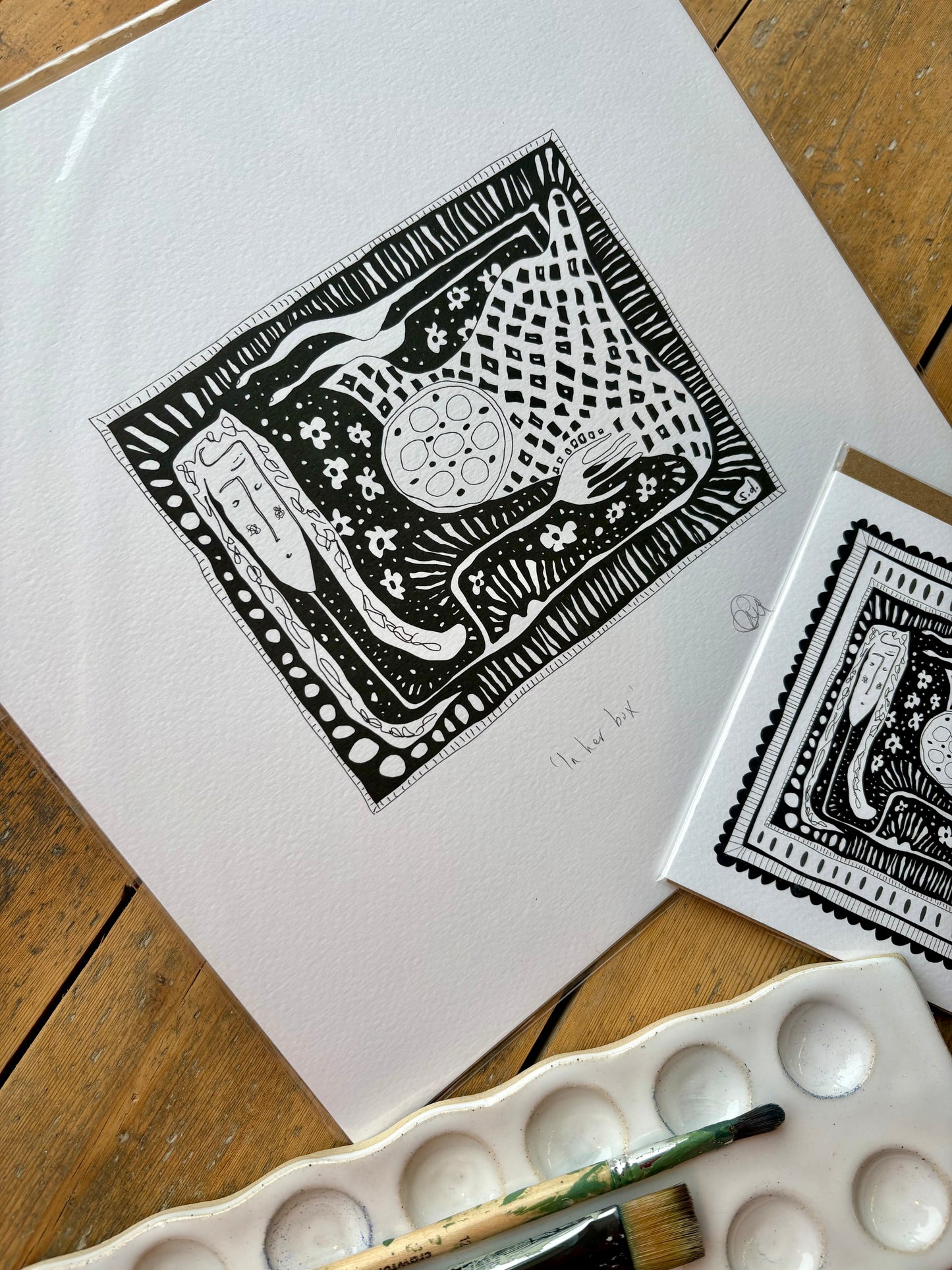 Fine Art Giclée Print - ‘In Her Box’