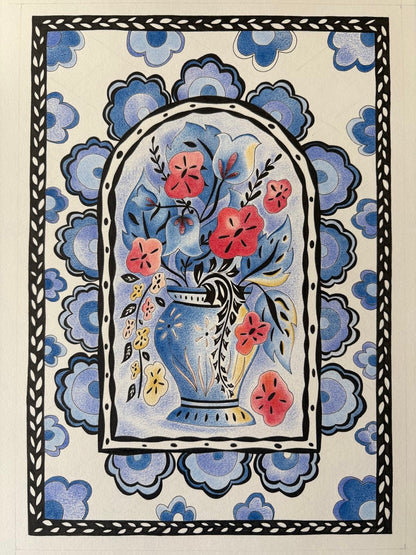 ‘Blue-leafed lookout’ - Original Artwork