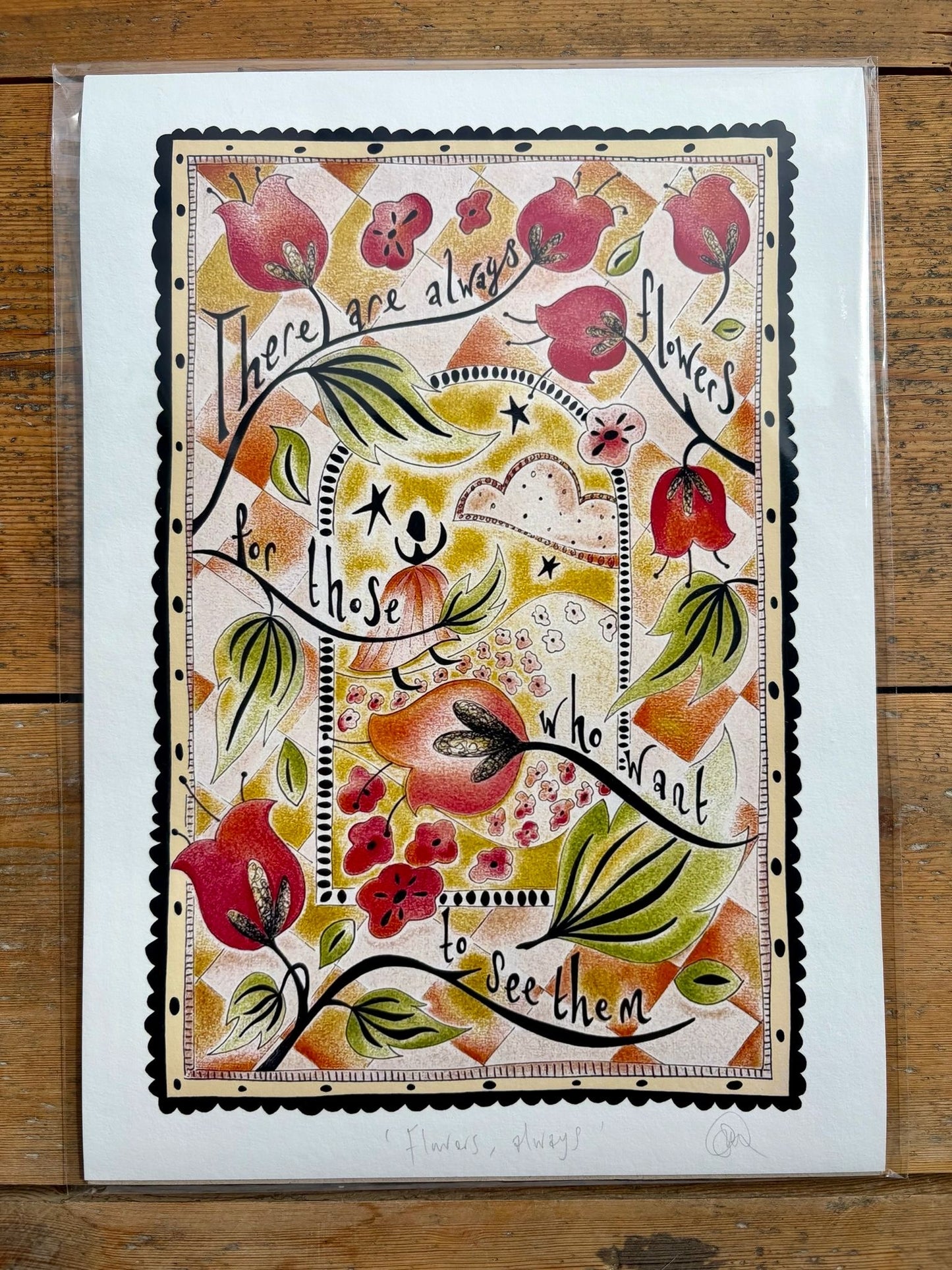 Fine Art Giclée Print - ‘Flowers, always’