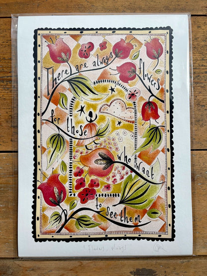Fine Art Giclée Print - ‘Flowers, always’