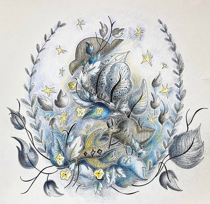 Fine Art Giclée Print - ‘Over the Moon’