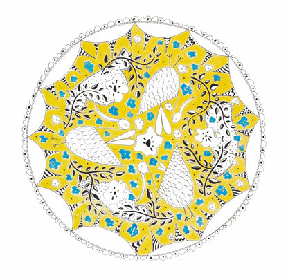Fine Art Giclée Print - ‘Yellow Round’
