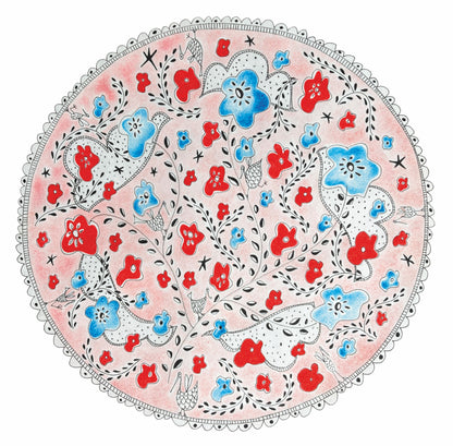 Fine Art Giclée Print - ‘Red Round’