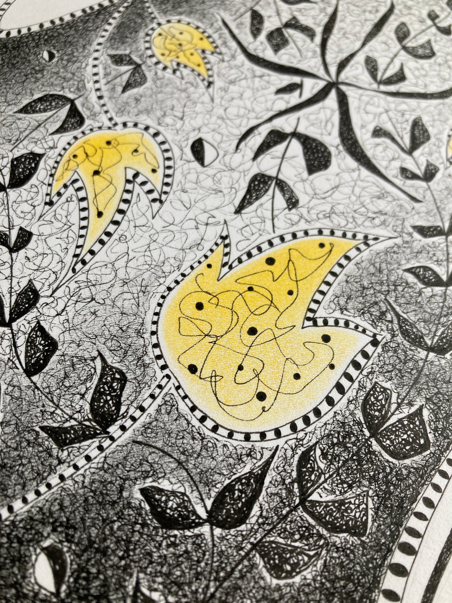 Illustrated Greetings Card (blank inside) with Kraft Brown Envelope (127mm x 177mm) - Meow