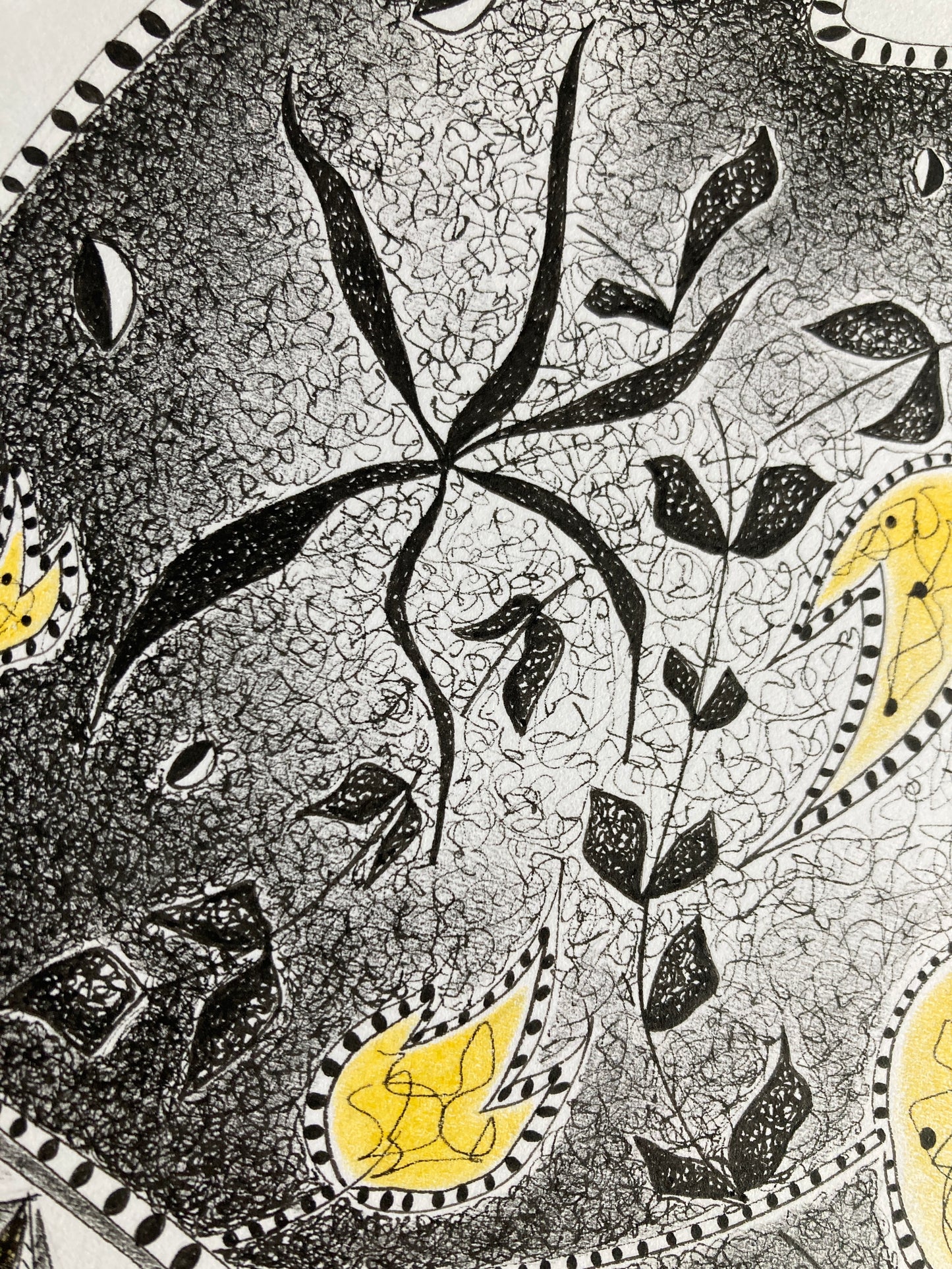 Illustrated Greetings Card (blank inside) with Kraft Brown Envelope (127mm x 177mm) - Meow