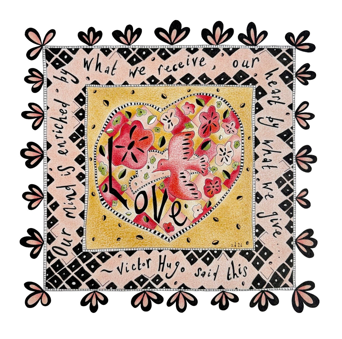 ‘Our hearts, enriched’ - Original Artwork
