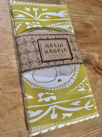 Screen Printed T-towel - Extravagance (Gold)