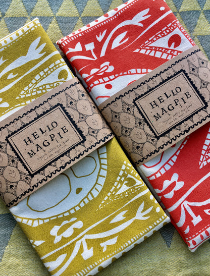 Screen Printed T-towel - Extravagance (Gold)