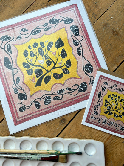 Fine Art Giclée Print - ‘A Bird in the Hand’