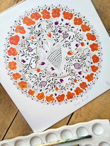 Fine Art Giclée Print - ‘Orange Round’