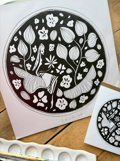 Fine Art Giclée Print - ‘In the Clouds’