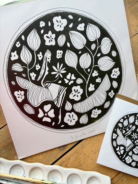 Fine Art Giclée Print - ‘In the Clouds’