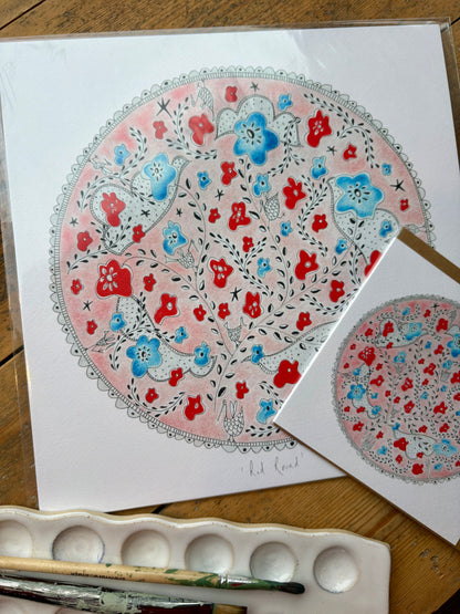 Fine Art Giclée Print - ‘Red Round’