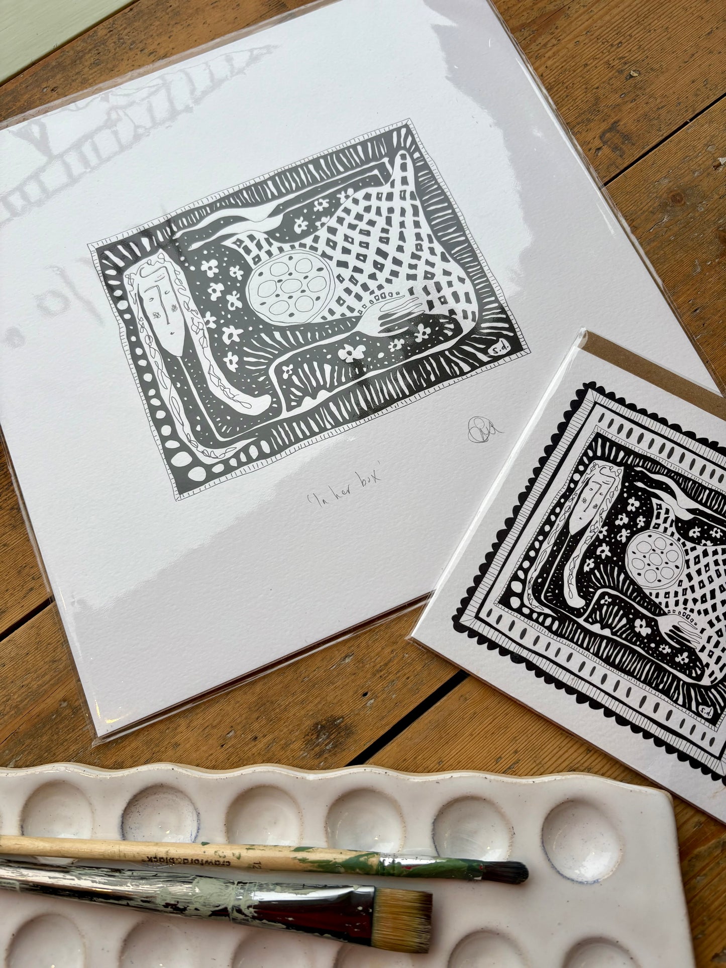 Fine Art Giclée Print - ‘In Her Box’