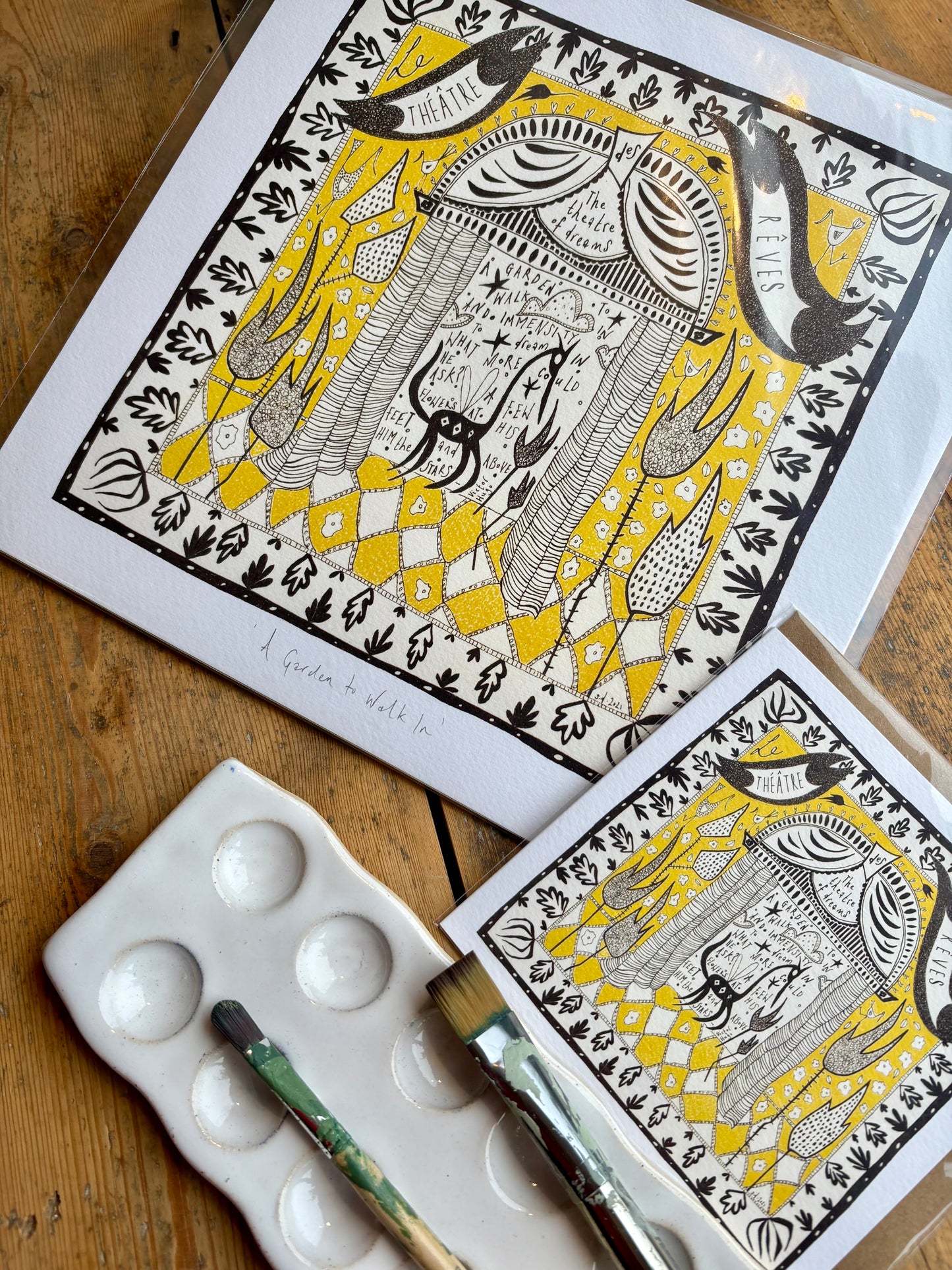 Fine Art Giclée Print - ‘In A Garden’