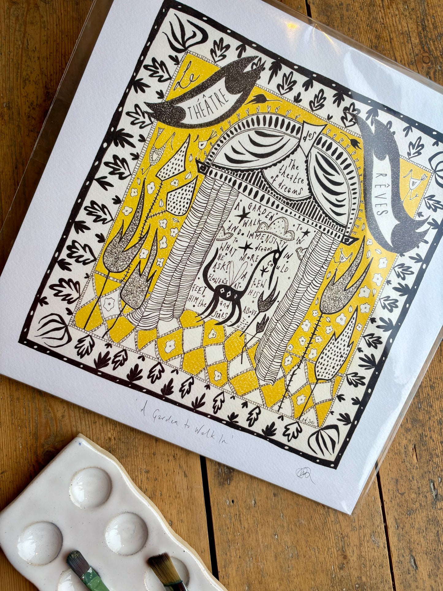 Fine Art Giclée Print - ‘In A Garden’