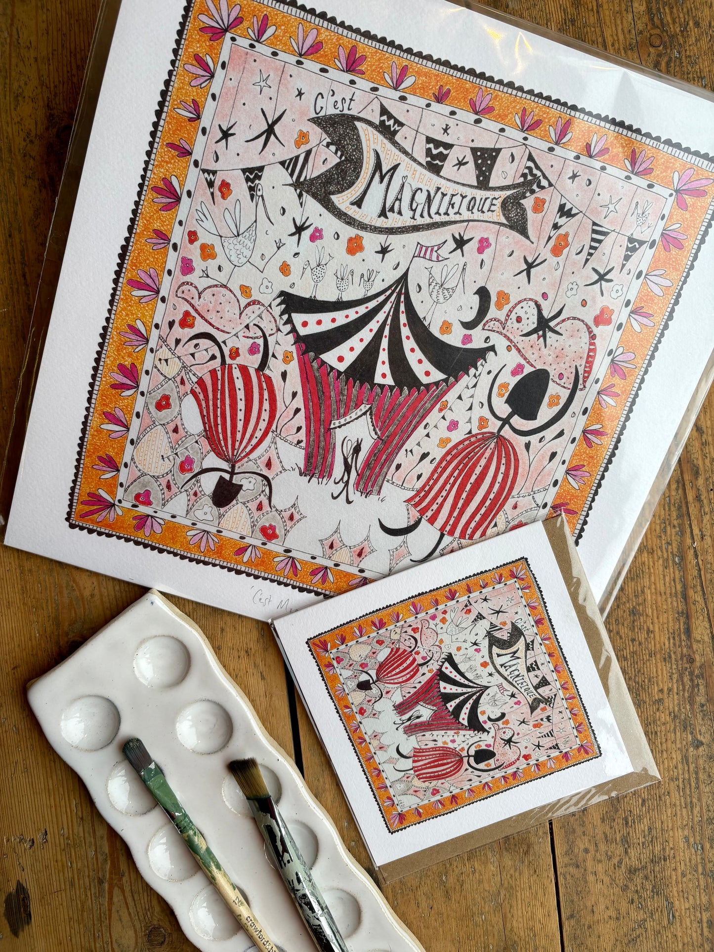 Fine Art Giclée Print - ‘C’est Magnifique’