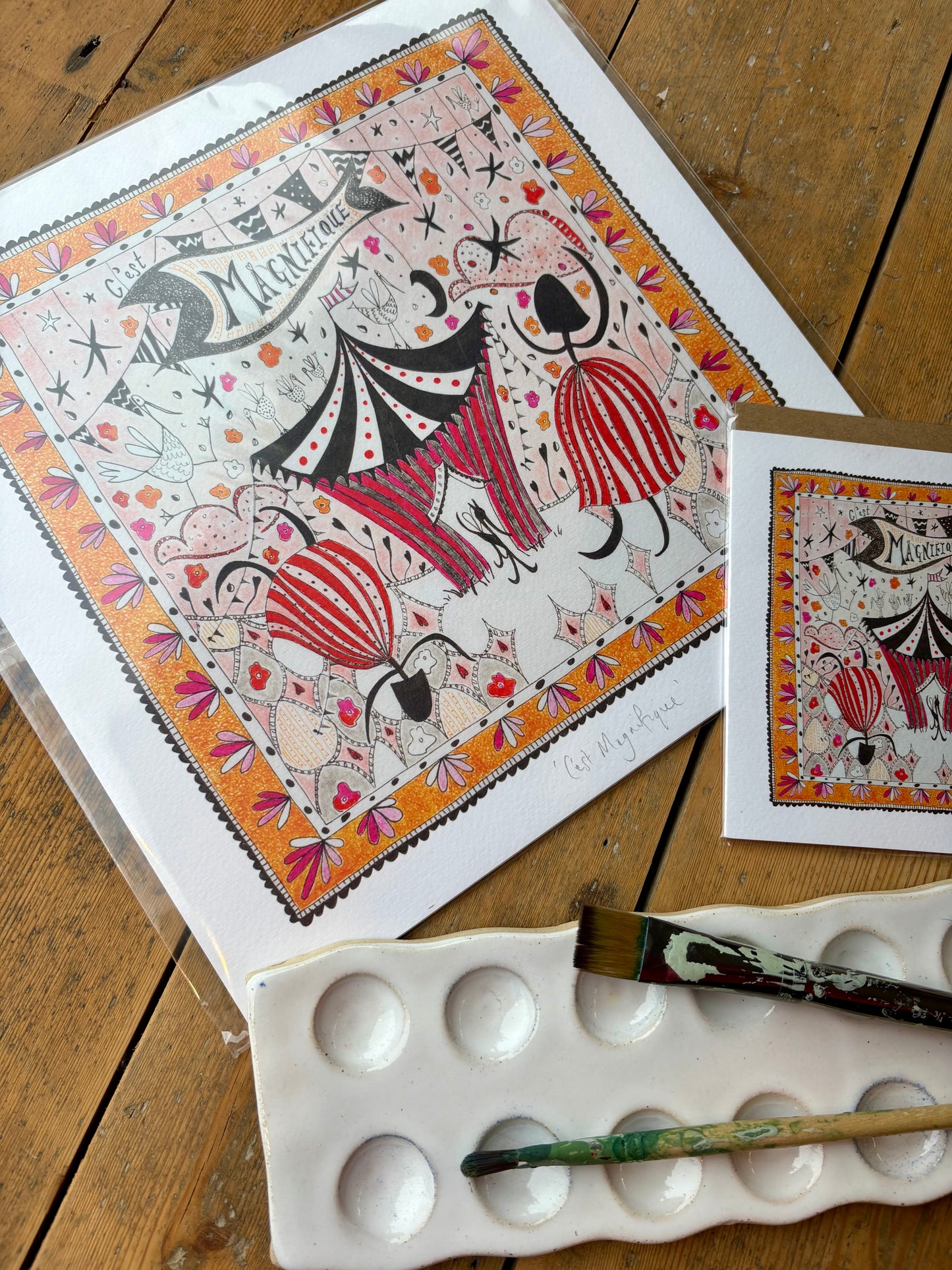 Fine Art Giclée Print - ‘C’est Magnifique’