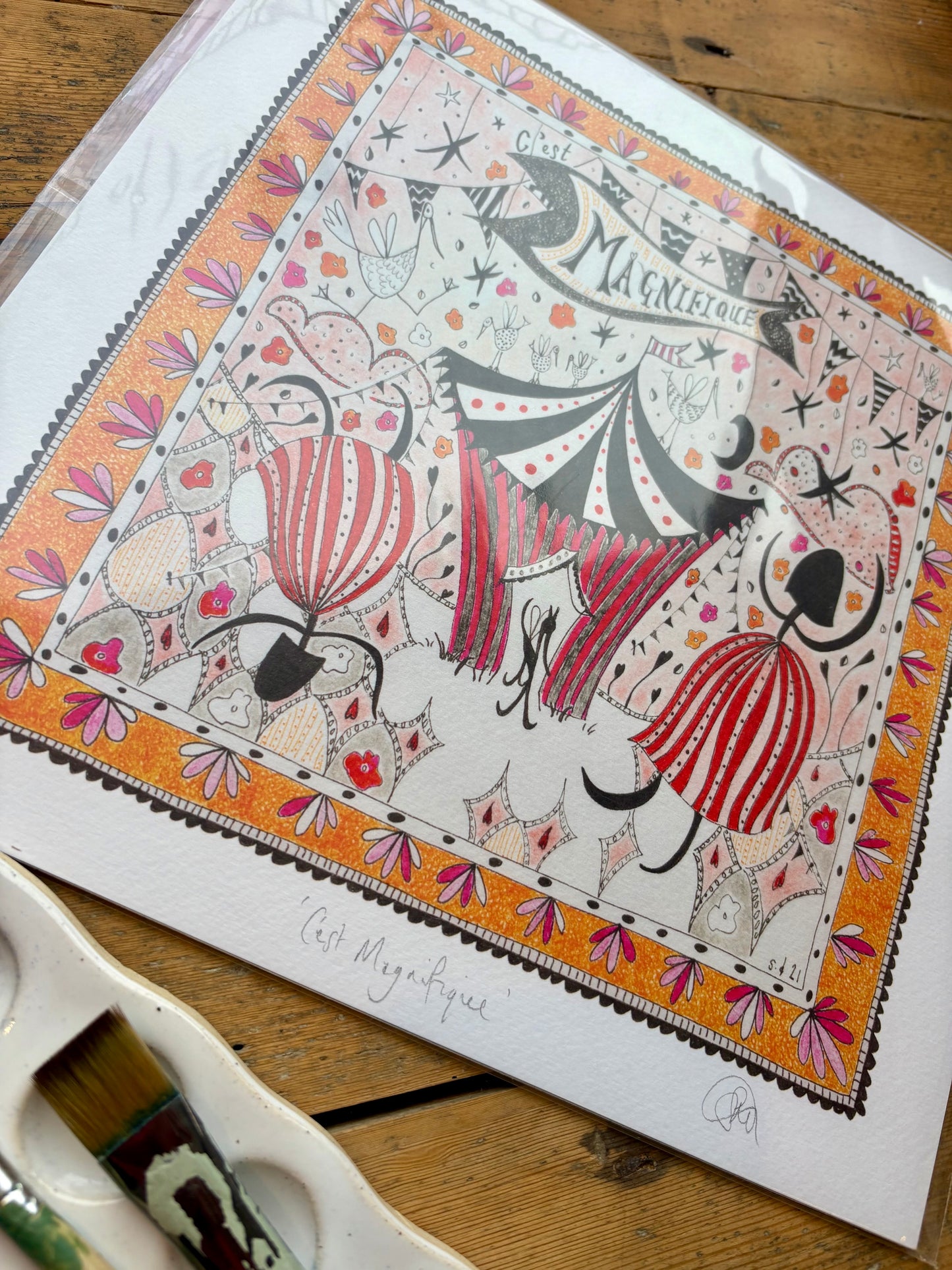 Fine Art Giclée Print - ‘C’est Magnifique’