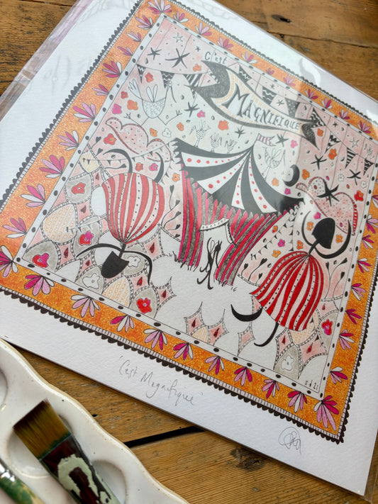 Fine Art Giclée Print - ‘C’est Magnifique’