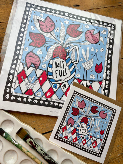 Fine Art Giclée Print - ‘A Glass Half Full’