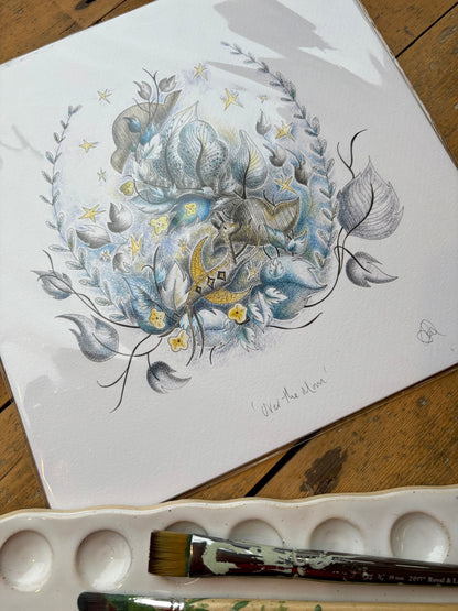 Fine Art Giclée Print - ‘Over the Moon’