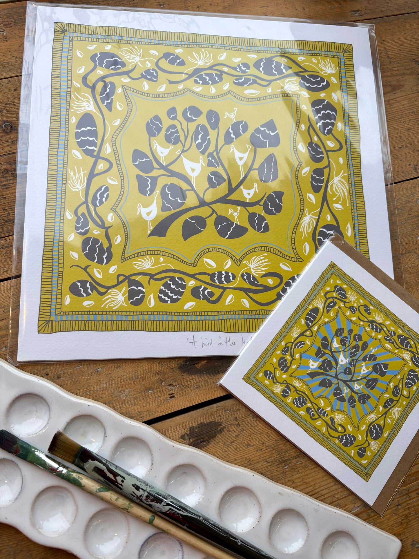 Fine Art Giclée Print - ‘A Bird In A Bush’