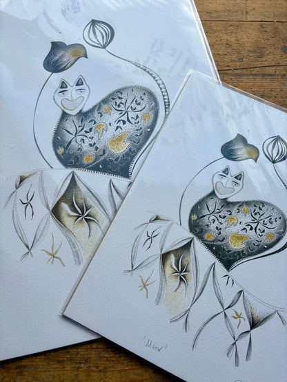 Fine Art Giclée Print - ‘Meow’