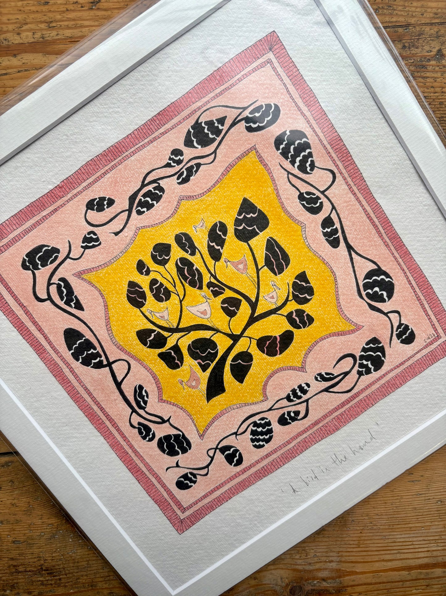 ‘A Bird in the Hand’ - Original Artwork