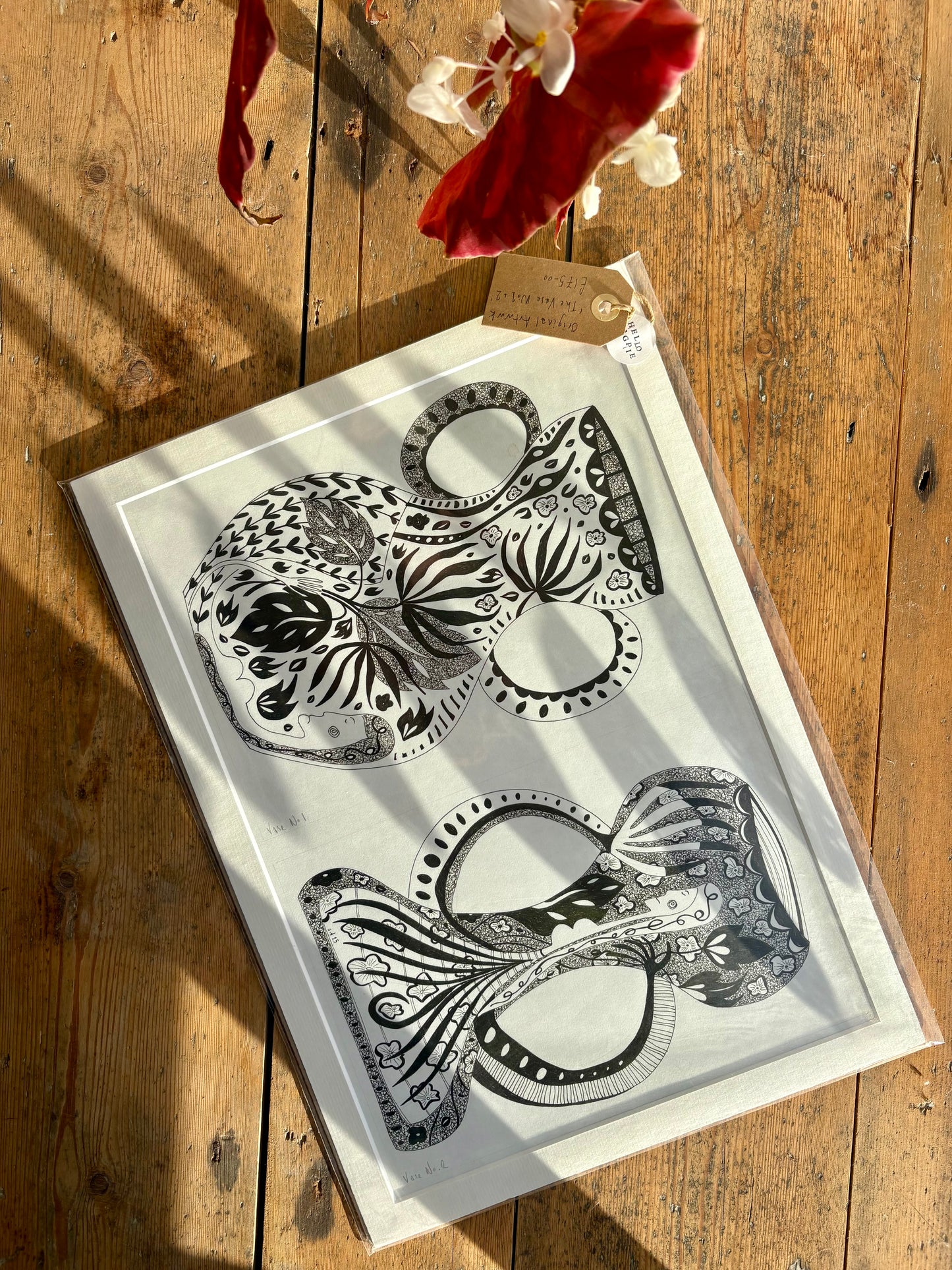 ‘The Vase - No. 1 & No. 2’ - Original Artwork