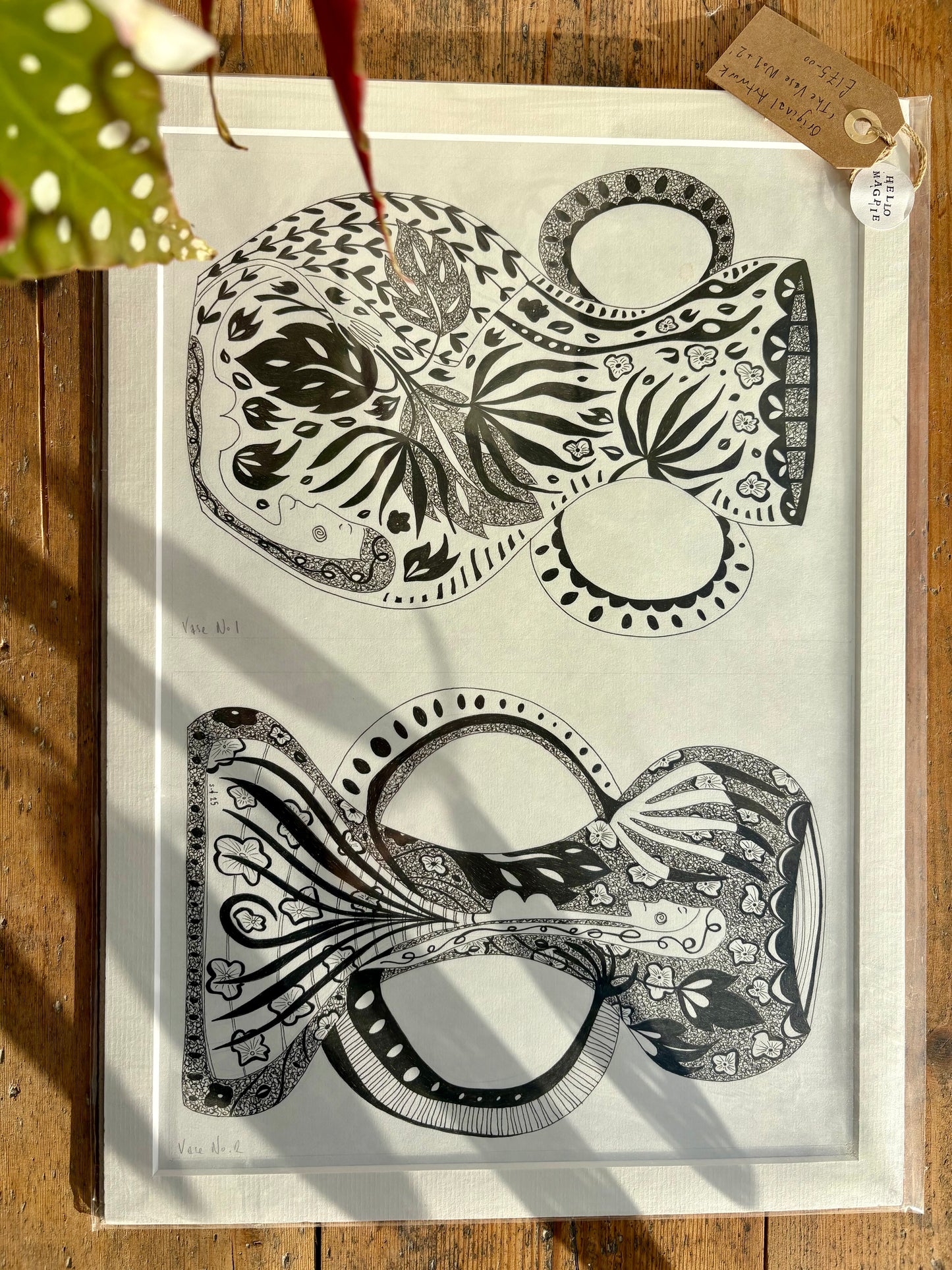 ‘The Vase - No. 1 & No. 2’ - Original Artwork