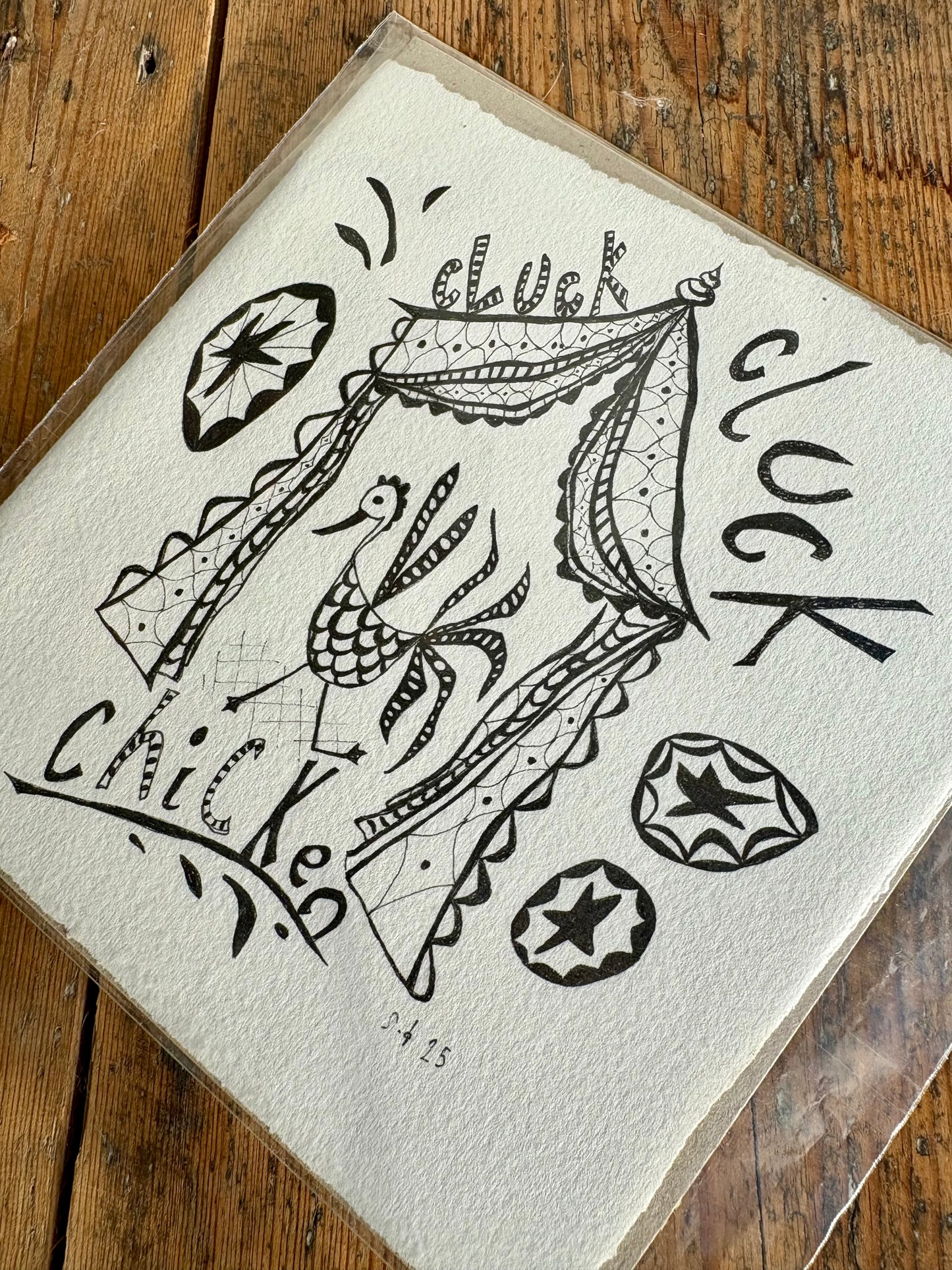 ‘Cluck’ - Original Artwork