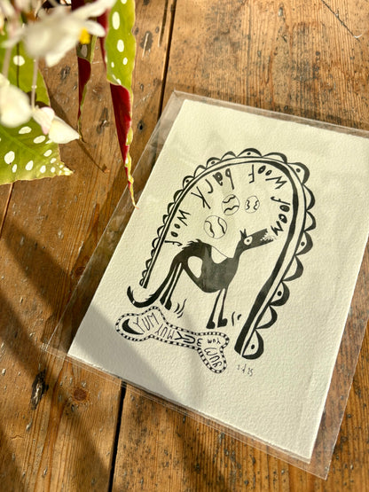 ‘Woof’ - Original Artwork