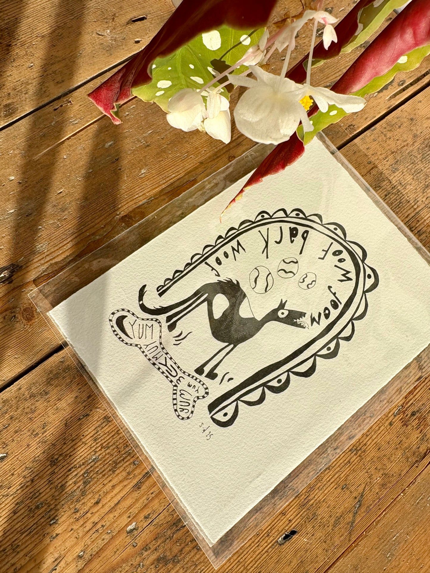 ‘Woof’ - Original Artwork