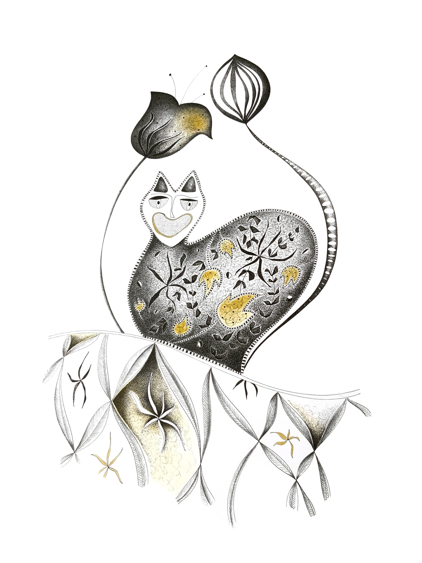 Fine Art Giclée Print - ‘Meow’