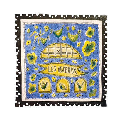 Fine Art Giclée Print - ‘The birds’ from ‘The Stamp Collection’