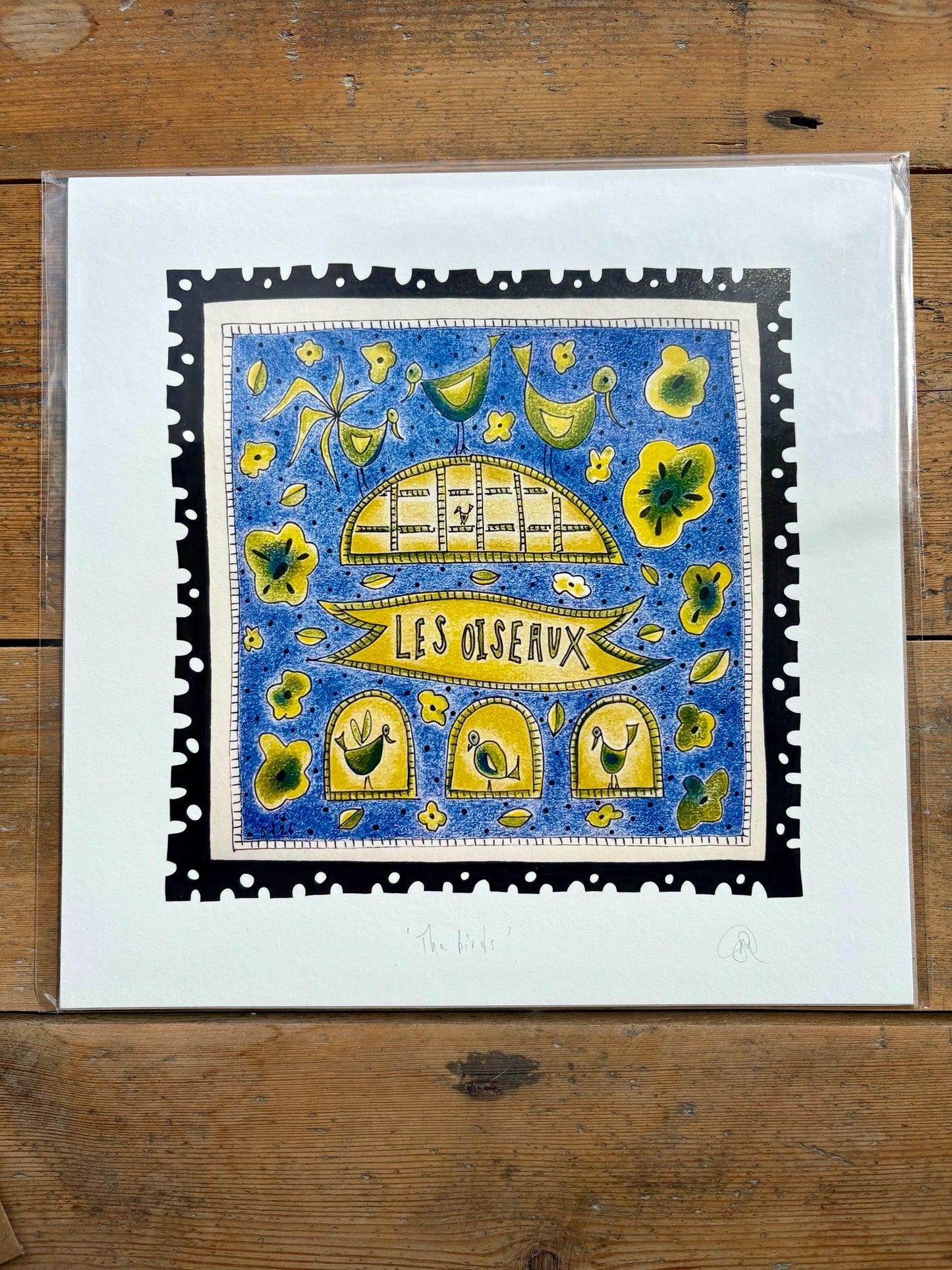 Fine Art Giclée Print - ‘The birds’ from ‘The Stamp Collection’