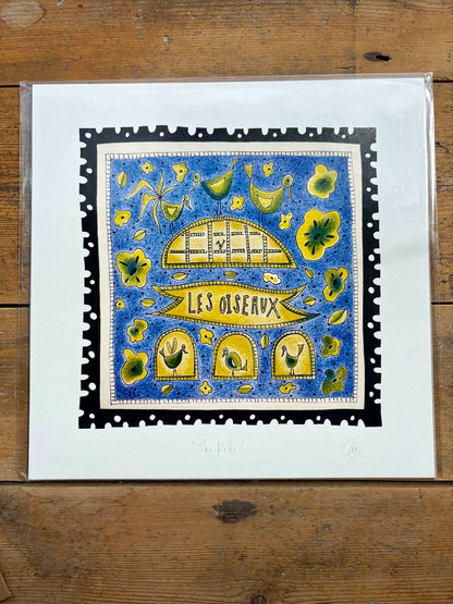 Fine Art Giclée Print - ‘The birds’ from ‘The Stamp Collection’